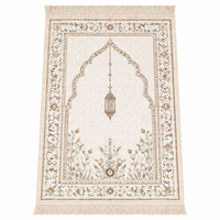 Großhandel Günstiger Polyester Waschbarer Puzzle-Muster Gebetsteppich Kristallvelours Teppich HD-Druck Wohnzimmer Anbetungsteppich