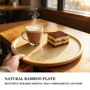 대나무 접이식 트레이 저녁 식사 테이블 커피 스탠드 간식 차 휴대용 - Product Image 6