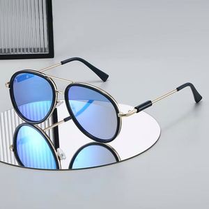 Custom Logo 2026 Fashion Vintage Men Women Double Bridges Mirror <b>Shades</b> <b>Sun</b> Glasses UV400 Big Frame Pilot Sunglasses - Product Image 1
