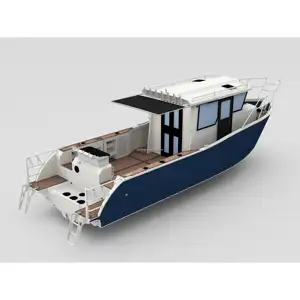 Sea Salty Water Fishing Boat Aluminium Offshore 9.6m Profisher Cabin Cruiser Aluminum Fishing Boat