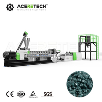 Extrudeuse à double vis 150-250 kg/h PP/PA/PBT avec granulateur de mélange de fibres de verre ATE52
