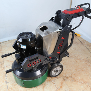 Pulidora planetaria de 9 cabezales monofásica 550 para terrazo, mármol y epoxi, máquina de pulido y desbaste de suelos con motor de engranajes para hormigón - Product Image 4