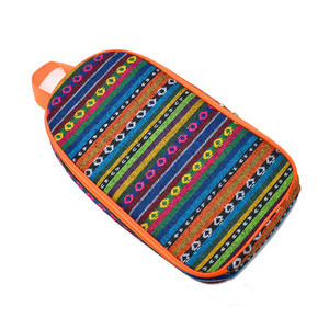 Ensemble de cuisine d'extérieur de style ethnique, ustensiles de pique-nique portables en acier inoxydable, sac de transport, fabriqué au Zhejiang - Product Image 1