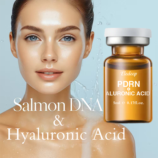 S PDRN Salmon DNA Ampoule Serum Radiant Skin Cell Renewal PDRN+1% HA Peptides Glowing Skin Booster PDRN Hyaluronic Acid Serum