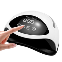 Séchoir à ongles professionnel professionnel 180W pour lampe à ongles à gel, avec capteur automatique pour la maison et le salon de manucure.