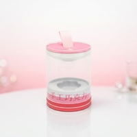 Boîte d'emballage transparente personnalisée pour chocolats avec poignée cadeau, idéale pour les dragées de mariage et les cadeaux sucrés