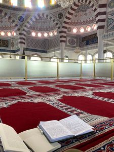 Nuovo Design di Tappeto da Moschea in Nylon 100%, Lussuoso Tappeto da Parete a Parete per Moschee e Preghiere Musulmane - Product Image 5