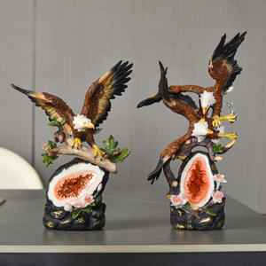 Águila calva americana Adornos artesanales <span class=keywords><strong>de</strong></span> resina Decoraciones <span class=keywords><strong>de</strong></span> gama alta Oficina Hotel Ecológico Dapeng Wings - Product Image 3