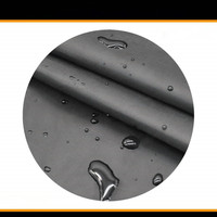 Étanche 600D Heavy Duty Coupe-Vent Noir Carré Cheminée À Gaz Cheminée Couverture De Table Patio Fire Pit Couverture De Table
