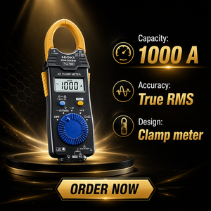 HIOKI CM3289 แคลมป์มิเตอร์วัดกระแสไฟฟ้าแบบดิจิตอล True RMS พร้อมจอ LCD รองรับการทดสอบกระแสไฟฟ้า AC - Product Image 6