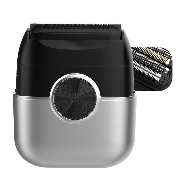 Portable Men's Mini Electric Shaver Magnetic Floating 4 Blades USB Power Supply Waterproof