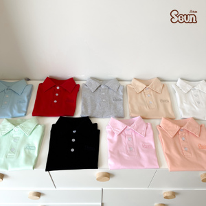 Polo pour enfants en coton, fabrication directe d'usine, t-shirt personnalisé avec logo, confortable, vêtements décontractés pour garçons et filles - Product Image 3