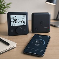 SS311 Smart WiFi RF Kabelloser Gasheizkessel-Thermostat 10A Empfänger 433/868MHz Tuya Programmierbarer Raumregler OEM ODM