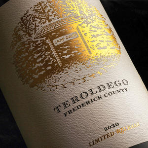 Etiqueta Personalizada para Botellas de Whisky, Vino Tinto y Vodka, Logotipo Frontal y Trasero, Papel Texturizado Mate Personalizado, Impresión de Etiquetas con Lámina Dorada - Product Image 3