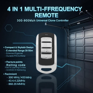 4-In-1 Plastic Garage Afstandsbediening Sleutelhanger Zender 300-868Mhz Vaste <span class=keywords><strong>Code</strong></span> 434.42/868.35/433.92 Kloon Voor Thuispoort - Product Image 3