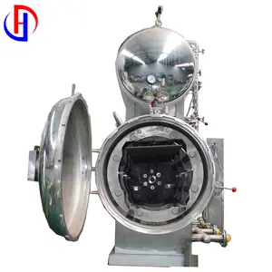 Water immersion horizontal rotary retort sterilizer autoclave machine pressure for cup porridge