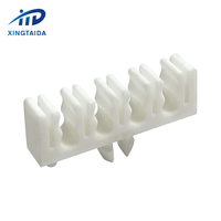 Plug in 3mm Fiber Optical Bracket Routing Cable Clip 4 Slot Wire Clamps 94v-0 Cable Clamps Drop Cable Management
