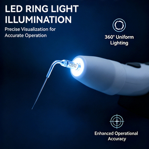 Activador Dental Eléctrico Inalámbrico con Irrigador Endo y 3 Puntas Metálicas, Equipo de Limpieza LED para Endodoncia y Conductos Radiculares - Product Image 4