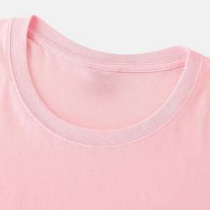 Camiseta Rosa 100% Algodón Personalizada 2026 de Alta Calidad, Gruesa, Lisa, con Impresión Digital, Antiencogimiento para Hombre, 220g - Product Image 3