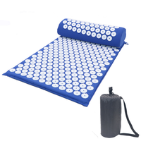 Ensemble de tapis d'acupression et d'oreillers pour le soulagement de la douleur au dos/au cou et la relaxation musculaire