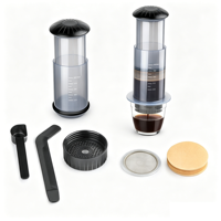 Cafetière AeroPress OEM d'usine, en plastique alimentaire, mini cafetière portable avec une capacité de 300 ml