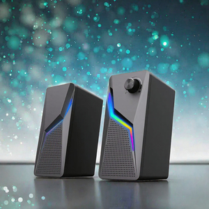 For SP2011 RGB Cool Computer 2.0 Game <b>Speaker</b> Plastic Cabinet 5-10W Full-Range for Notebook Desktop Home Office <b>USB</b> Wired - Product Image 3