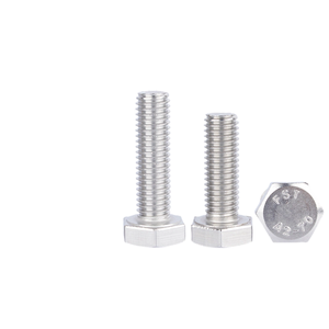 M22 M24 M30 M36 M42 không gỉ SS SUS 304 316 316L A2 <span class=keywords><strong>A4</strong></span> 70 <span class=keywords><strong>80</strong></span> DIN ASTM nhiệm vụ nặng nề Hex <span class=keywords><strong>Bolt</strong></span> với Nut máy giặt, bu lông thép và các loại hạt - Product Image 2