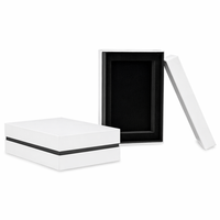 Boîte cadeau rigide personnalisée avec insert en EVA moulé floqué, revêtement UV pour cosmétiques, parfums, huiles, bougies et cadeaux de fêtes, impression de logo