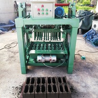 Machine à fabriquer des blocs creux en ciment, petite presse manuelle industrielle, ligne de production de blocs creux en sable à commande manuelle