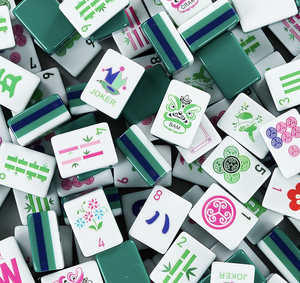 Jeu de Mahjong Américain Professionnel de Luxe avec 160 Tuiles Acryliques Personnalisées et Design à 4 Couches - Product Image 1