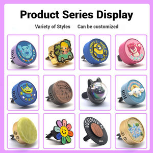 Diffuseur de parfum de voiture personnalisé en alliage d'aluminium de luxe, forme élégante, pour grille d'aération, désodorisant liquide, cadeaux - Product Image 4