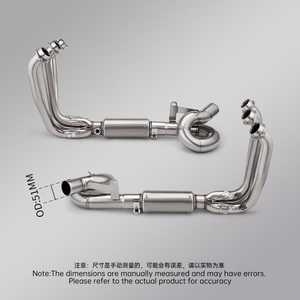 Slip on per CFMOTO 675SRR 675SR 675NK 675SS 2024 2025 scarico moto Escape 51MM raccordo anteriore 675SR scarico - Product Image 4