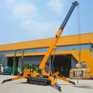 Crawler-Type 12-Ton <b>Spider</b> Crane Source Factory Small Crane Telescopic Self-Walking <b>Remote</b> <b>Control</b> Mobile Crane - Product Image 4