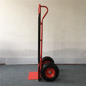 660LB Laadvermogen Concurrerende Prijs Hand <span class=keywords><strong>Trolley</strong></span> Met 14 In 4.00-6 Pneumatische Rubber Wiel En Zwarte Plastic Beschermende case - Product Image 2