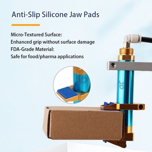 Pince robotique à doigt unique, pneumatique composée, à bascule, pour cylindres de 20 à 95 mm, avec rotation à 90° °   Pièces pneumatiques pour mécanisme de retournement - Product Image 2