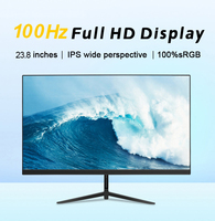 Moniteur à écran large IPS de haute qualité 18,5 19 24 pouces 27 pouces 75 Hz 1k pour les entreprises et les joueurs Moniteur de jeu incurvé