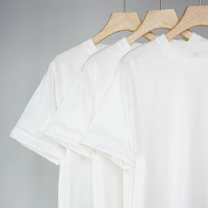 Impression personnalisée 100% T-shirts brodés imprimés de logo personnalisé en coton épais de qualité supérieure - Product Image 2