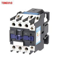 Contacteur CA série TONGYAO CJX2 9A-95A 3 pôles magnétique 220V/380V 690V Bobine Démarreur de Moteur IEC 60947 Remplacement LC1-D Rail DIN