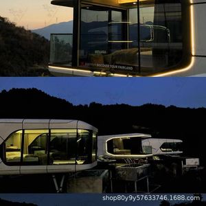 Module hôtelier moderne en conteneur préfabriqué, design de pod pour camping extérieur, destiné à l'hôtellerie - Product Image 4