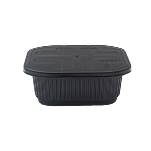 Rectángulo negro contenedor de alimentos de la calefacción de embalaje para hotpot - Product Image 1