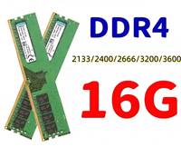 Mémoire DDR4 pour ordinateur de bureau, 8 Go, 16 Go, 2666, 3200 MHz, entièrement compatible, style RGB, pour jeux, non-ECC, stock disponible
