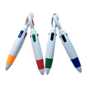 <span class=keywords><strong>Stylo</strong></span> à bille en plastique avec lanière à <span class=keywords><strong>quatre</strong></span> <span class=keywords><strong>couleurs</strong></span> en gros de la publicité Stylos à bille en plastique anti-perte portables personnalisés - Product Image 3