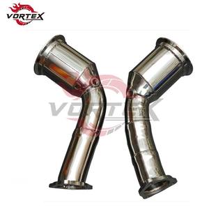 Tubo de Escape de Acero Inoxidable de Alto Rendimiento Vortex para Audi RS4 RS5 B9 2.9T V6 2017-2024, Pulido Espejo, Tubo Turbo de Carreras - Product Image 1