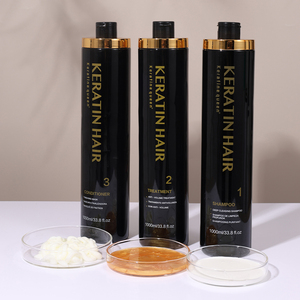 Ensemble de soins capillaires à la kératine professionnel avec logo personnalisé, ensemble de shampooing et d'après-shampooing réparateur à la kératine anti-frisottis - Product Image 3
