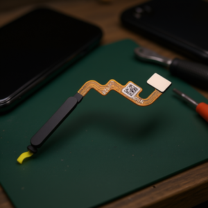 Cable flexible para lector de huellas dactilares para Xiaomi Redmi Note 11 4G negro - Product Image 3