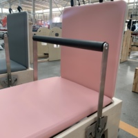Plataforma de Estiramiento Dinámico para Entrenamiento de Core, Extensor de Pilates Blanco en Oferta, Reformer de Pilates de Madera de Arce Gruesa con Riel Completo