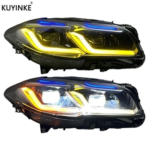 KUYINKE Faro Delantero de Xenón para <span class=keywords><strong>BMW</strong></span> <span class=keywords><strong>F10</strong></span> con Función Adaptativa AFS, Repuestos de Auto, Bombillas para Coche - Product Image 1