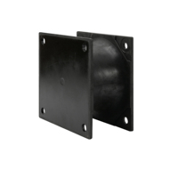 Bloc tampon en caoutchouc amortisseur anti-vibration pour rouleau compresseur, piqueuse, brise-roche hydraulique, excavatrice, engins de construction
