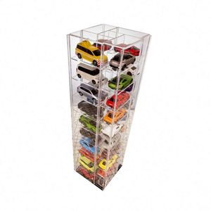 Neues Design Benutzer definierte klare große Acryl räder Druckguss Auto <span class=keywords><strong>Display</strong></span> Vitrine Modell Toy <span class=keywords><strong>Rotating</strong></span> <span class=keywords><strong>Display</strong></span> Tower Stand - Product Image 1