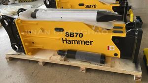 PC200-7 PC200-8 CAT320 EX210 R210 Escavadeira Martelo 20 Ton Escavadeira Hidráulica Rock <span class=keywords><strong>Breaker</strong></span> - Product Image 2